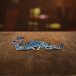 Blue Dragon Incense Burner Sticks Holder Home Decor