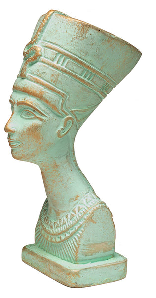 Nefertiti Bust Patina Sm - 4.5"