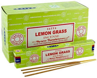 Lemon Grass Satya Incense Sticks 1 Dozen 15 Gram Packs