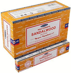 Golden Sandalwood Satya Incense Sticks 1 Dozen 15 Gram Packs