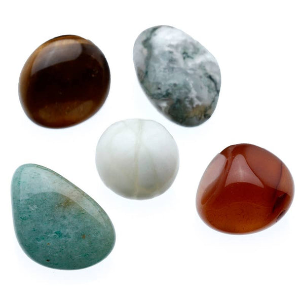Set of 5 Luck & Wealth Stones